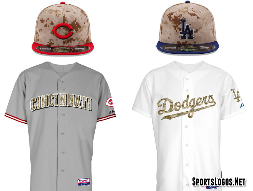 Camouflage Reds Dodgers 2014 Chris Creamer's News and
