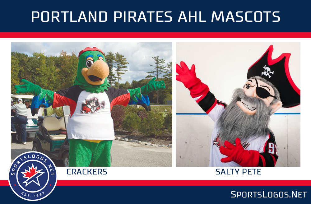 Portland Pirates AHL Mascots Chris Creamer's News and Blog New Logos and New