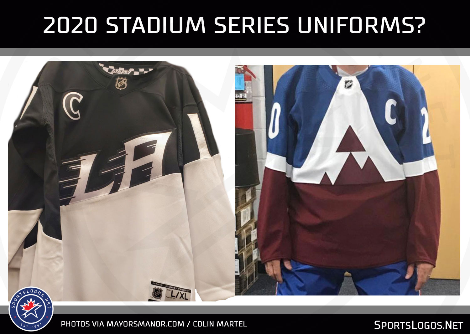 NEW: 2020 NHL Stadium Series Jerseys for Kings, Avalanche Unveiled
