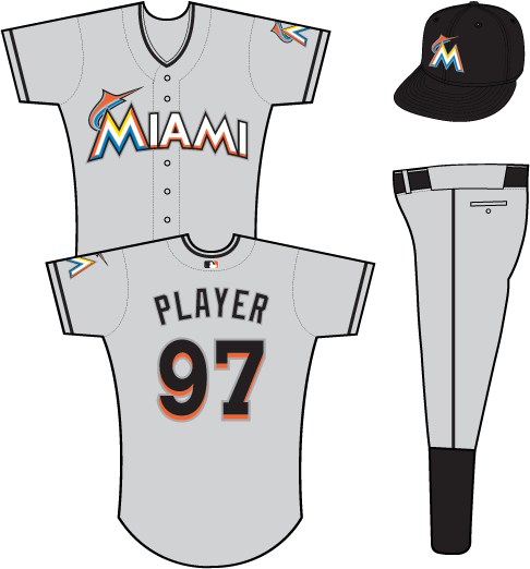 A few edits I made of Marlins' uniforms with white text instead of black :  r/baseball