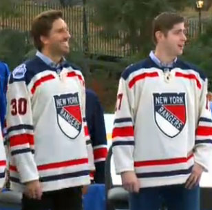 NY Rangers Unveil 2012 Winter Classic 