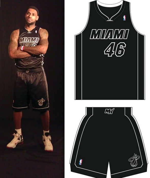 The Miami Heat debut their new, darker, alternate jerseys