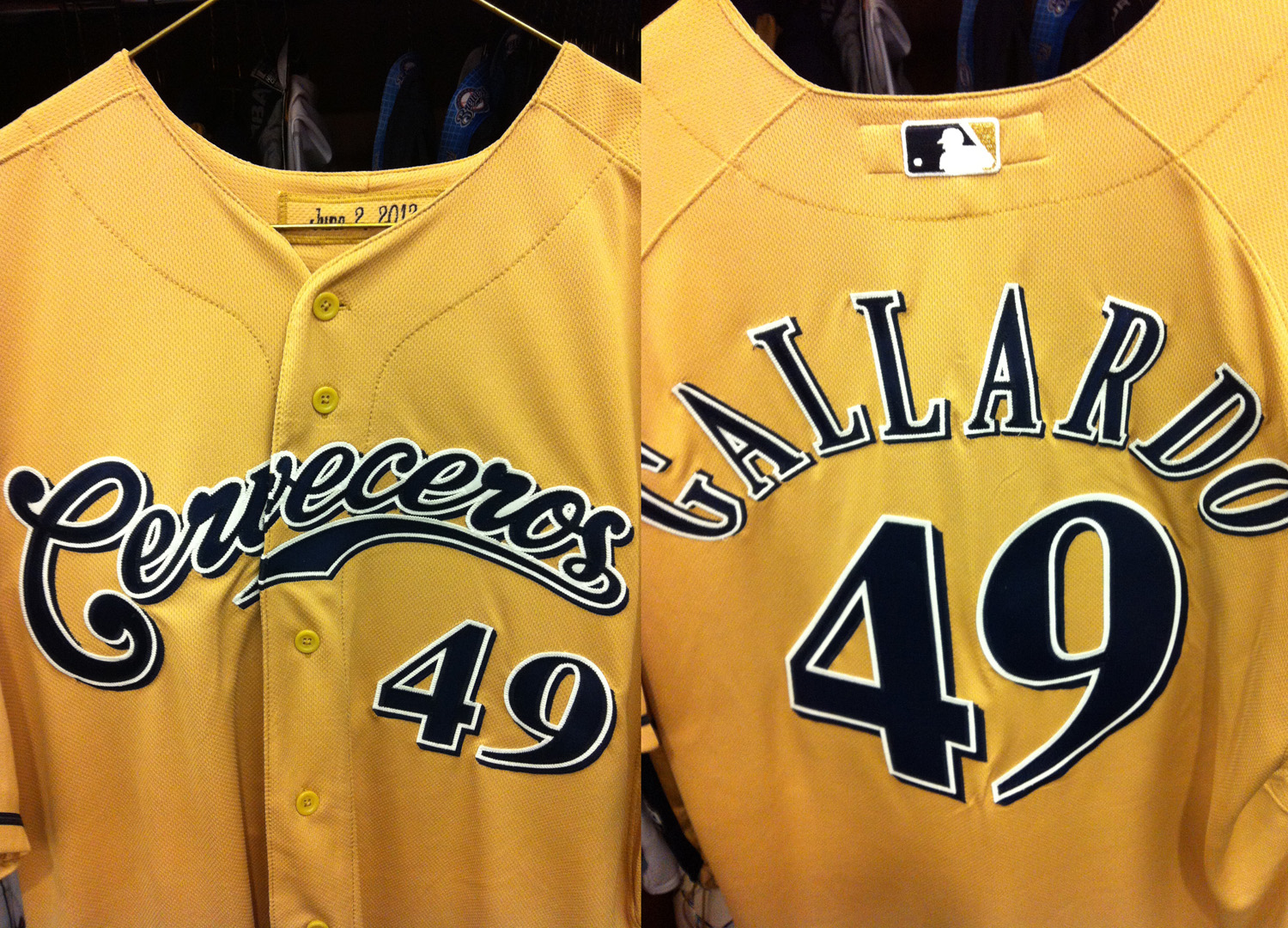 brewers cerveceros jersey