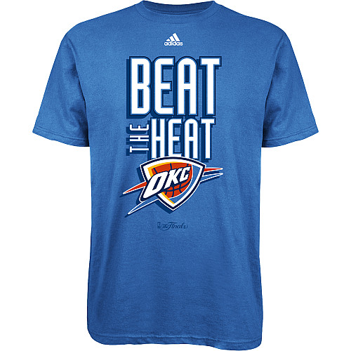 OKC Thunder Beat the Heat T-Shirt 2012 NBA Finals