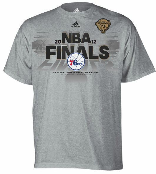2012 NBA Finals Eastern Conference Champions t-shirt Philadelphia 76ers