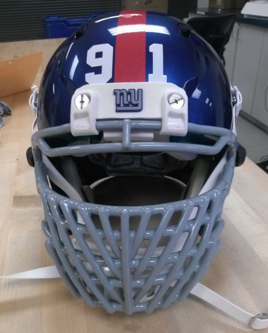 Justin Tuck New York Giants Facemask 2012