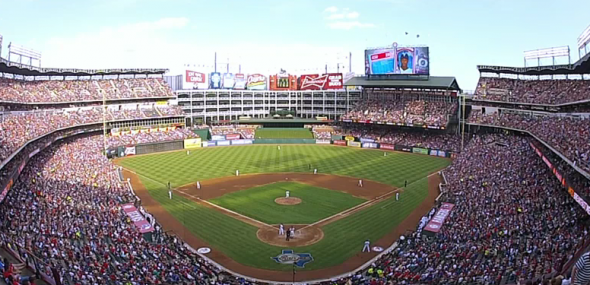 Flashback Friday: A look back to the Rangers' first Opening Day at the  Ballpark in Arlington