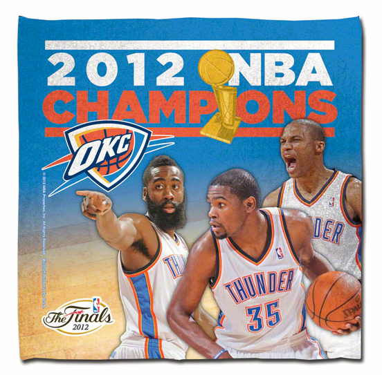 Oklahoma City Thunder 2012 NBA Champions Merchandise