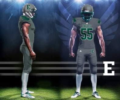 EMU Eastern Michigan Eagles NCAA Football New Uniforms