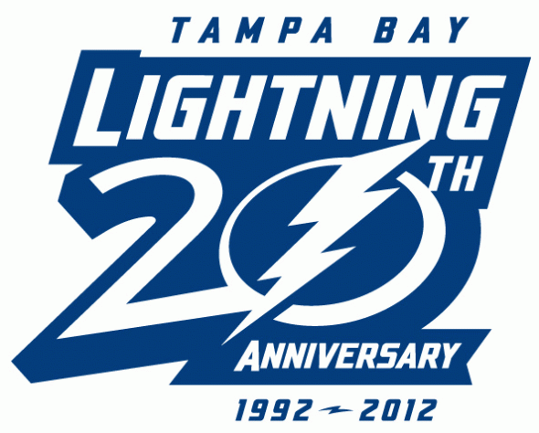 Tampa Bay Lightning Anniversary Logo  Tampa bay lightning, Tampa bay, Anniversary  logo