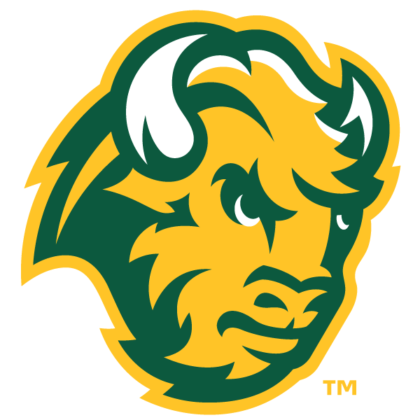 North Dakota State Bison Stampede Forward with Consolidated Logo Set