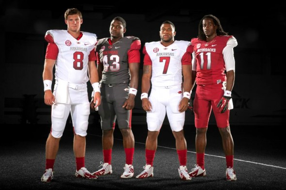 New Arkansas Uniforms jerseys razorbacks ncaa football