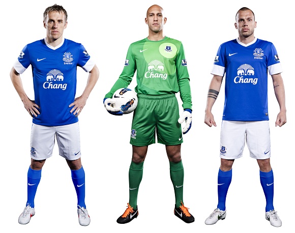 Everton new kit soccer jersey uniform nike