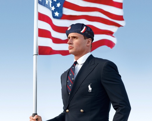 USA Olympic Team uniforms outfits opening ceremony US polo 2012 lochte