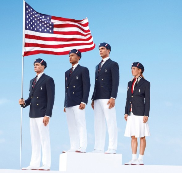 USA Olympic Team uniforms outfits opening ceremony US polo 2012 team