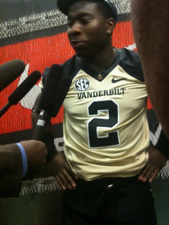 Vanderbilt Commodores New Uniform 2012 gold black