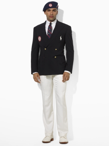USA Olympic Team uniforms outfits opening ceremony US polo 2012 blazer