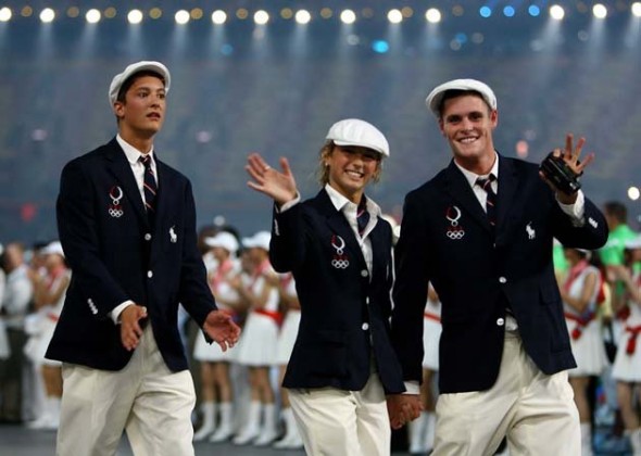 USA Olympic Team uniforms outfits opening ceremony US polo 2008