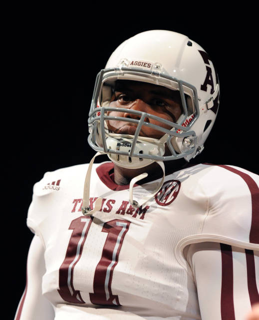 texas a&m white football jersey