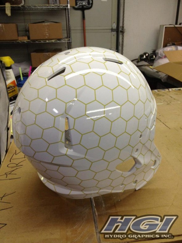 Georgia Tech new helmet honeycomb new uniforms white helmet yellow jackets HGI