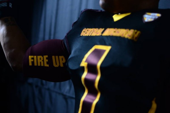 Central Michigan Chippewas new uniforms adidas fireup