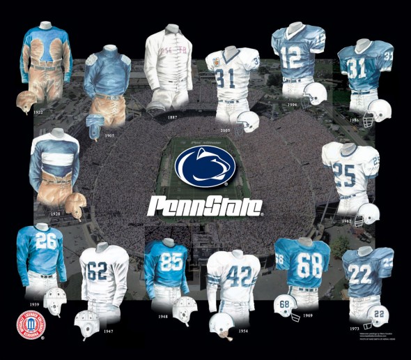 Penn State new uniforms debate history