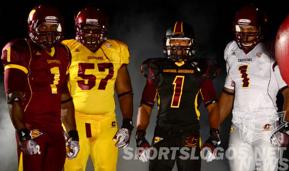 Central Michigan Goes With Mix-N-Match Colors in their New Uniforms ...