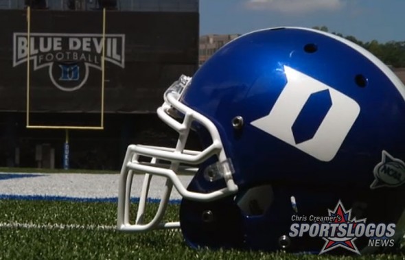 Duke Blue Devils New Helmets Black Matte Flat Blue reversed