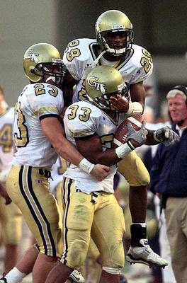 Georgia Tech new uniforms ugly honeycomb white chickenwire helmet awful 1999