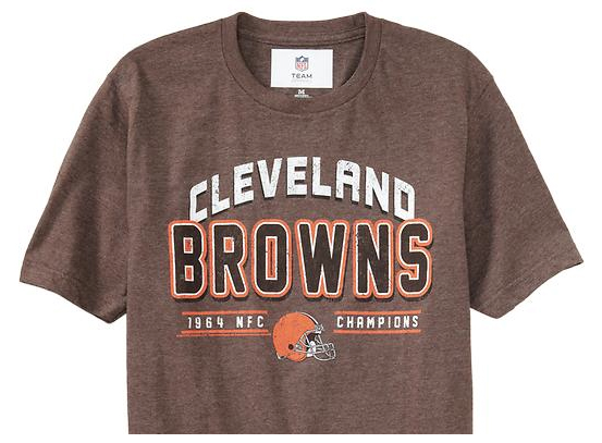 old navy cleveland browns shirt