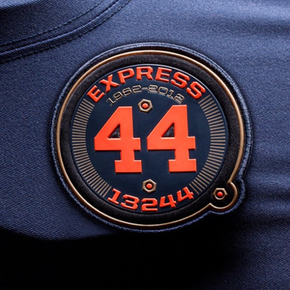 Syracuse Orange The Elmira Express Ernie Davis special jerseys - 44 patch