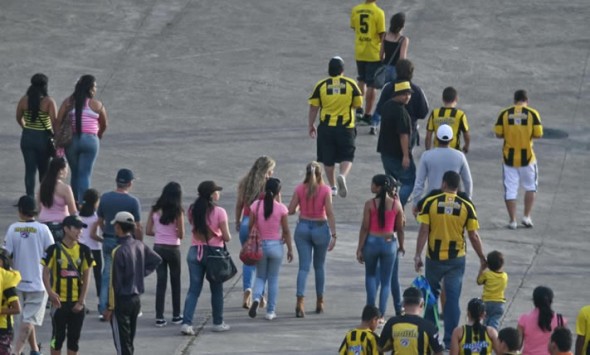 Breast Cancer Awareness, Venezuelan Primera Division side Deportivo Tachira soccer pink riot fans