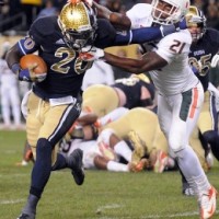 SportsLogos.Net Best/Worst 2012 college football NCAA worst uniform awards - Norte Dame RB