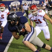 SportsLogos.Net Best/Worst 2012 college football NCAA best uniform - Utah State blue