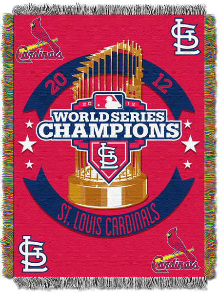 St Louis Cardinals 2012 World Series Champions Blanket – SportsLogos