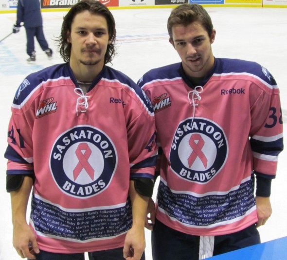 hockey jersey pink