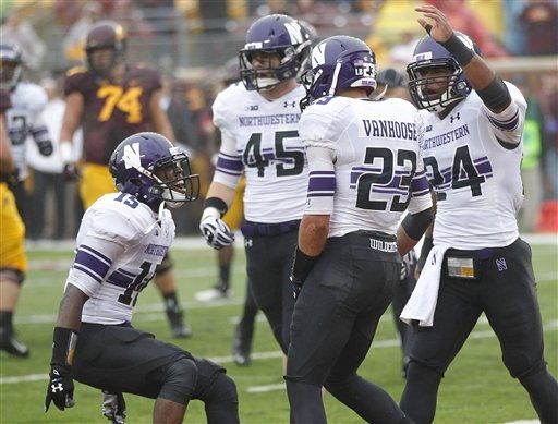 SportsLogos.Net Best/Worst 2012 college football NCAA best uniform - Northwestern minne