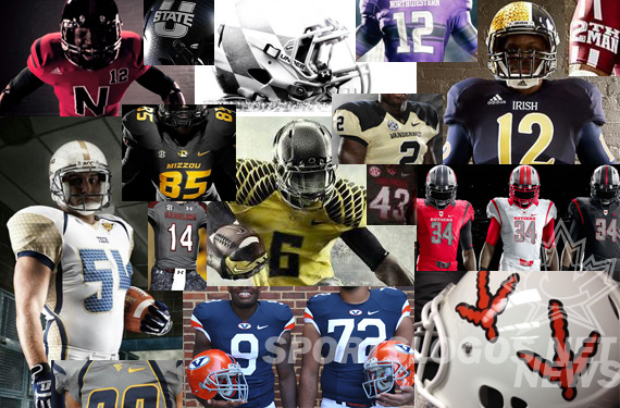 college football fan's vote favorite best worse uniforms new unis 
