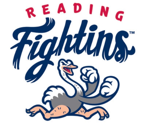 reading fightin phils ostrich
