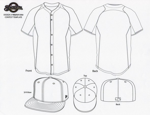 11 Baseball Jersey Template Images - Blank Baseball Jersey