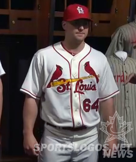 Photo: St. Louis Cardinals unveil new uniform - SLP2012111602 