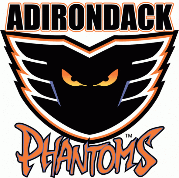 Philadelphia Phantoms hockey logo from 1998-99 at