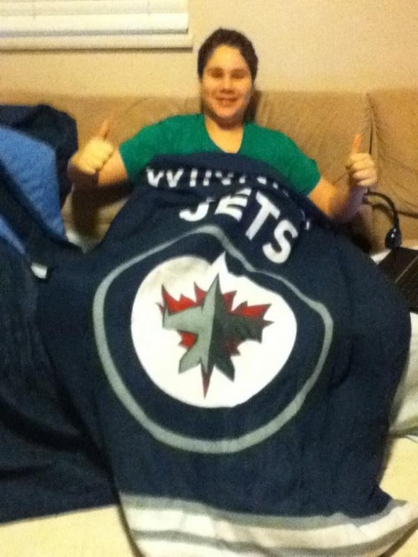 @JacobLazare - Winnipeg Jets blanket