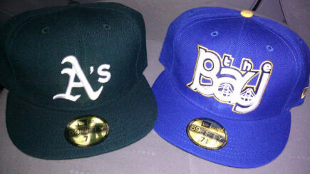 @Phutmasterflex - A's '93 throwback, Warriors themed cap