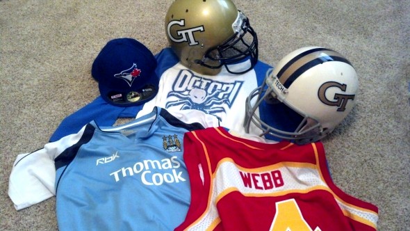 @paynomind - GT helmets, Jays cap, Spud jersey, Man City jersey