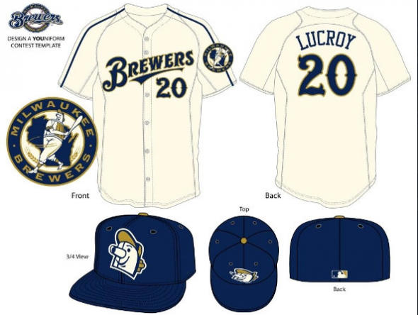 Milwaukee Brewers BP Uniforms 2013  Camisetas personalizadas, Camisetas