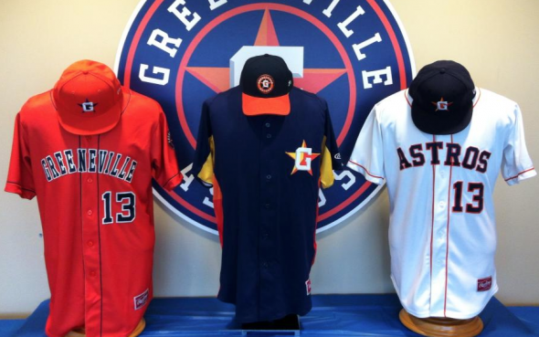 Greeneville Astros New Uniforms 2013