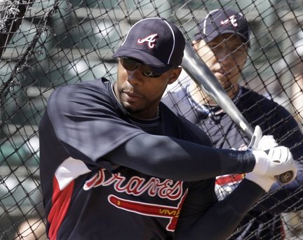 Atlanta Braves 2013 batting practice cap.