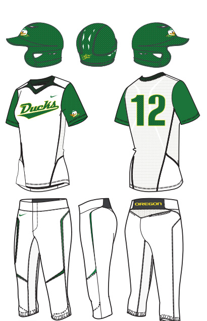 Oregon Ducks Women's softball new uniforms - 04