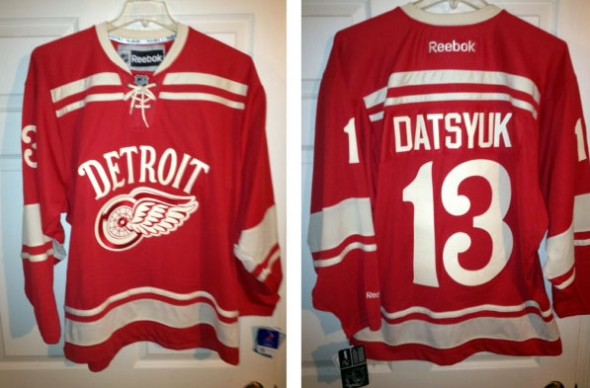 Reebok, Tops, Reebok Detroit Red Wings Winter Classic Jersey